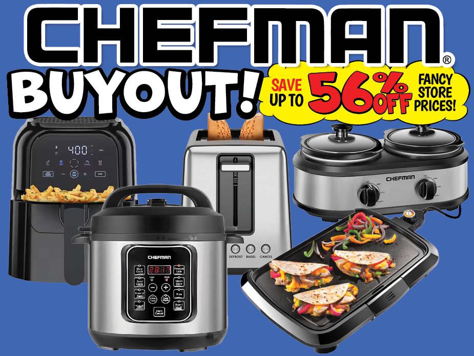 Chefman Small Kitchen Electrics Buyout