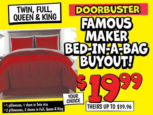 Famous Maker Bed-In-A-Bag Buyout