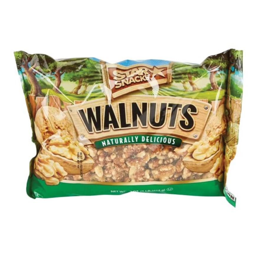 473257 Star Snacks 16 oz Walnuts