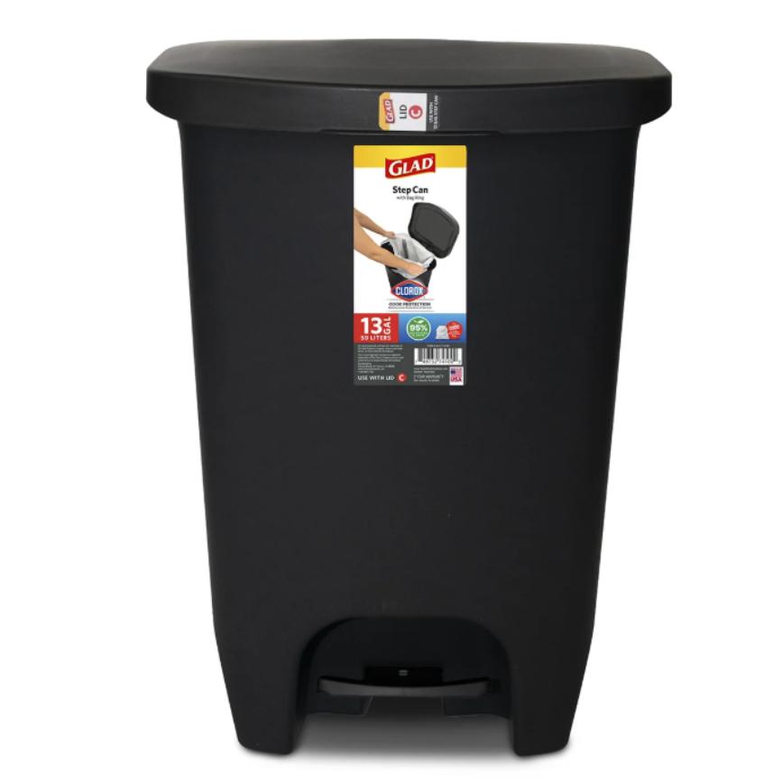 518906 Glad Trash Can with Step Pedal