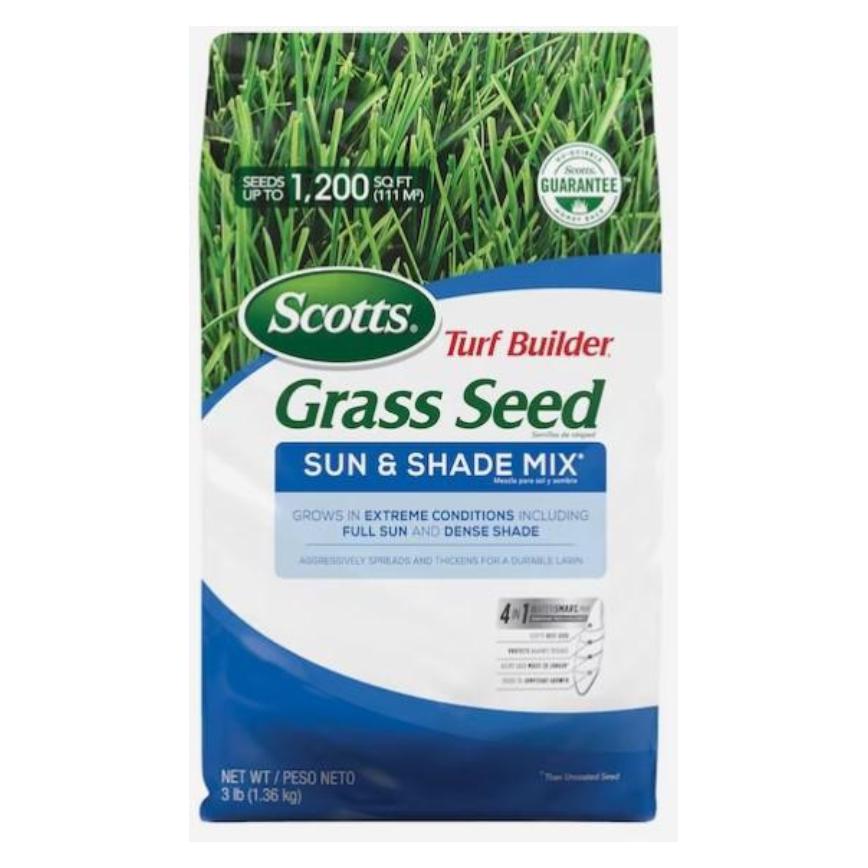 586486 Scotts Turf Builder Grass Seed Sun &amp; Shade Mix