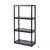 431256 4 TIER LD SHELF BLK