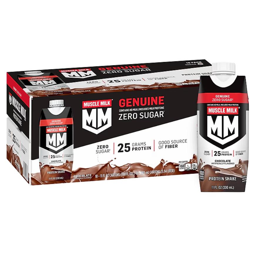 609396_18pk Muscle Milk OF Chocolate Protein Shakes