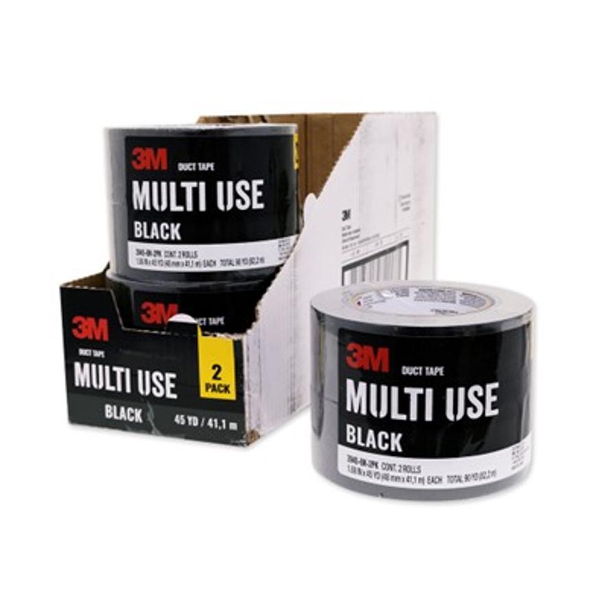 593629_2PK 3M 1.88X45YD BLK DUCTAPE