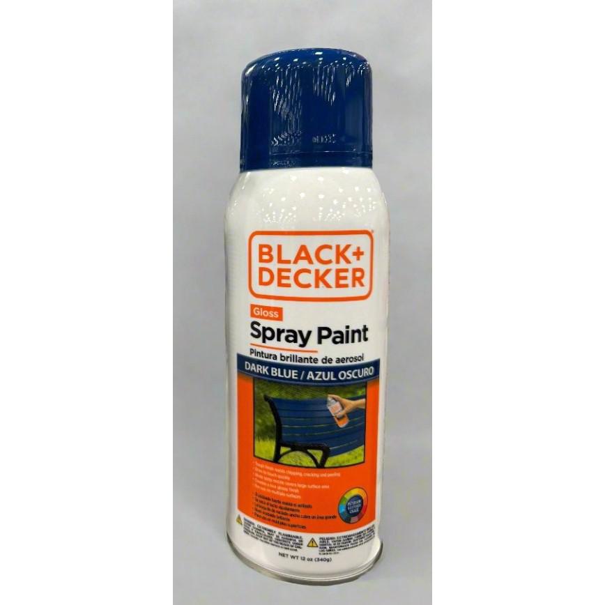 Black and Decker Dark Blue 12 oz spray paint