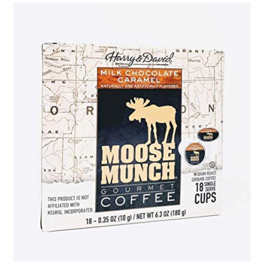 549305 Harry &amp; David 18 Cup Milk Chocolate Caramel Moose Munch