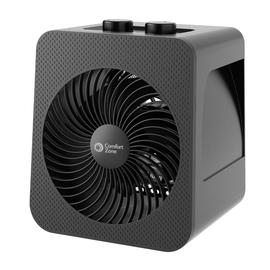 553964 Comfort Zone 2in1 Heater and Fan