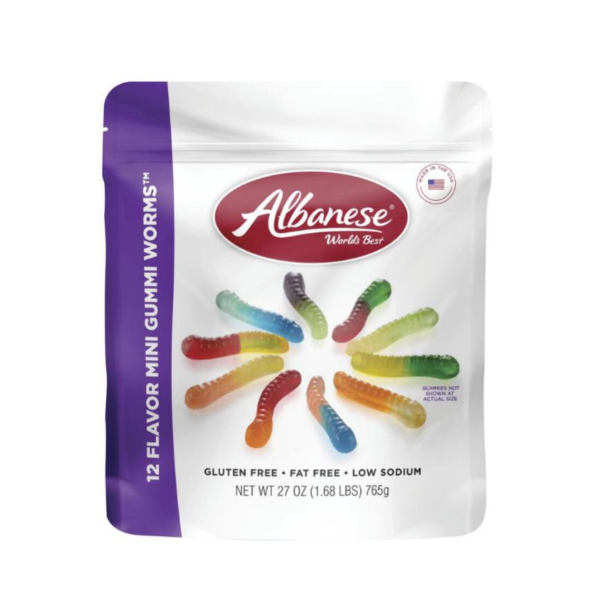 438983 27 OZ albanese 12 FLAVOR GWORMS