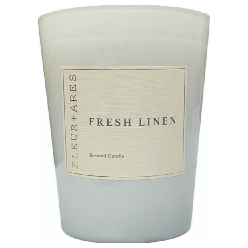 553995 C Fleur+Ares 3-Wick Mega Candle Fresh Linen