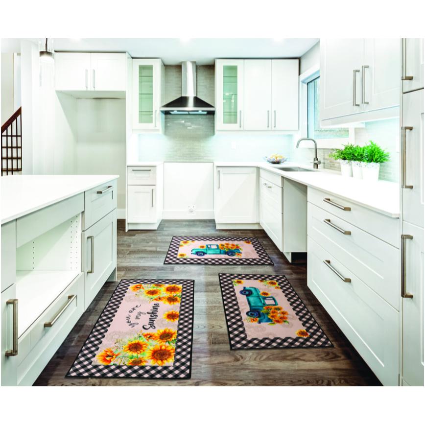 565710 3 Piece Kitchen Rug Set 