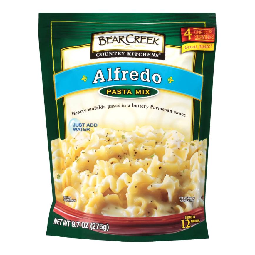 589011 Bear Creek Alfredo Pasta 9.7 oz