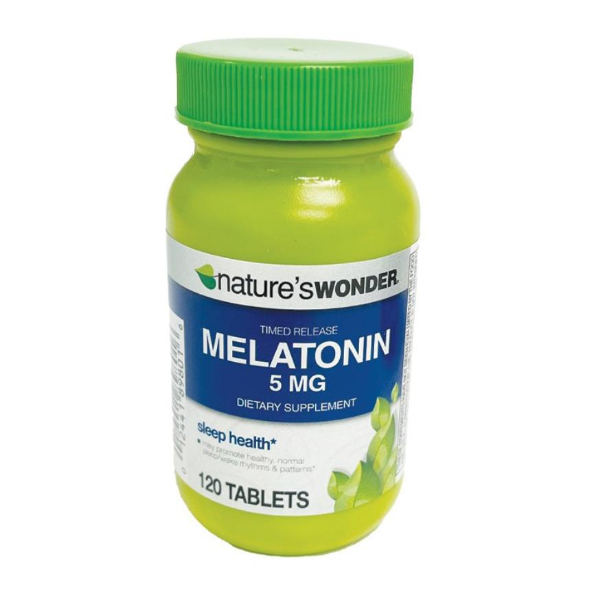 578707 Nature's Wonder Melatonin 5 mg