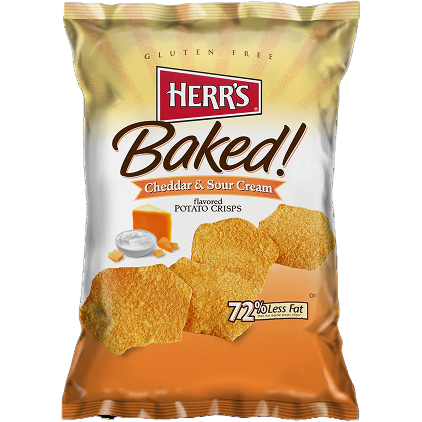 343646B7oz Herrs Baked Potato Crisps