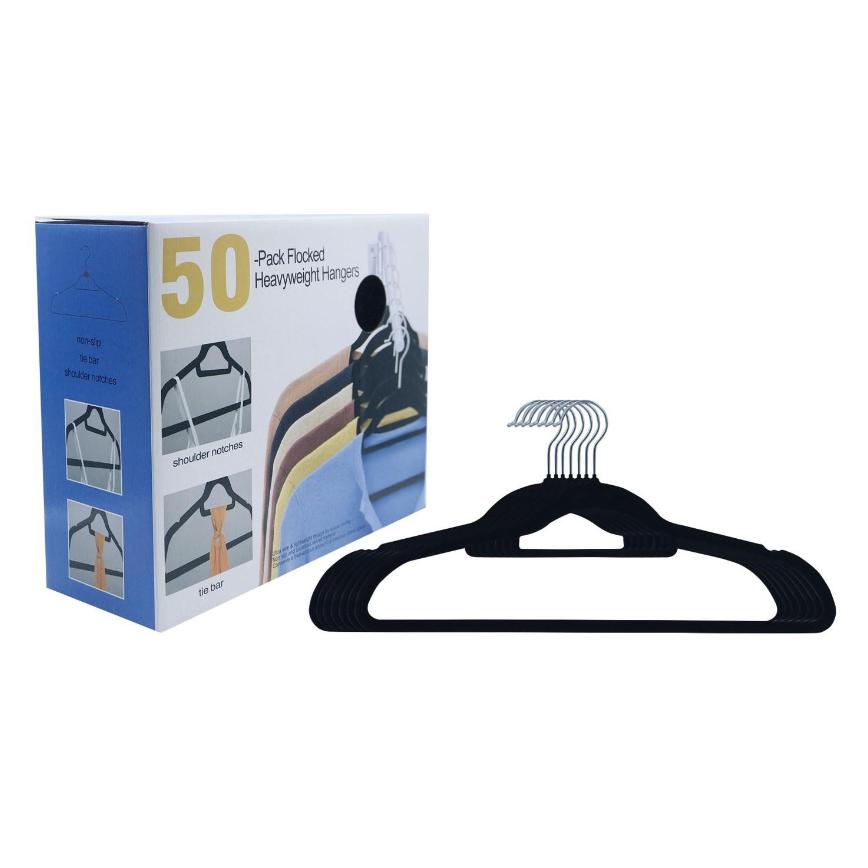 483564 50 Pk Velvet Hangers